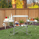 Foldable Outdoor BBQ Table Grilling Stand by LJGDeals