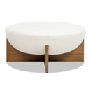 Bali - Round Upholstered Ottoman by HouseOfZazla