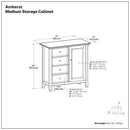 Amherst - Handcrafted Medium Storage Cabinet by Unique Piece Furniture