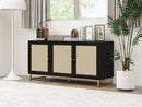 3 Door Cabinet,Sideboard Accent Cabinet, Storage Cabinet for Living Room, Hallway Entryway Kitchen