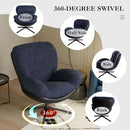 360° Swivel Office Chair, No Wheels by HouseOfZazla