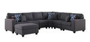 Cooper - Sectional Sofa With Ottomans And Cupholder by Unique Piece Furniture