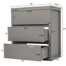 Freestanding Bathroom Vanity with Ceramic Sink and 2 Full Extension Drawers by HouseOfZazla