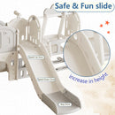 Toddler Slide Kids Playground With Basketball Hoop And Swing by HouseOfZazla