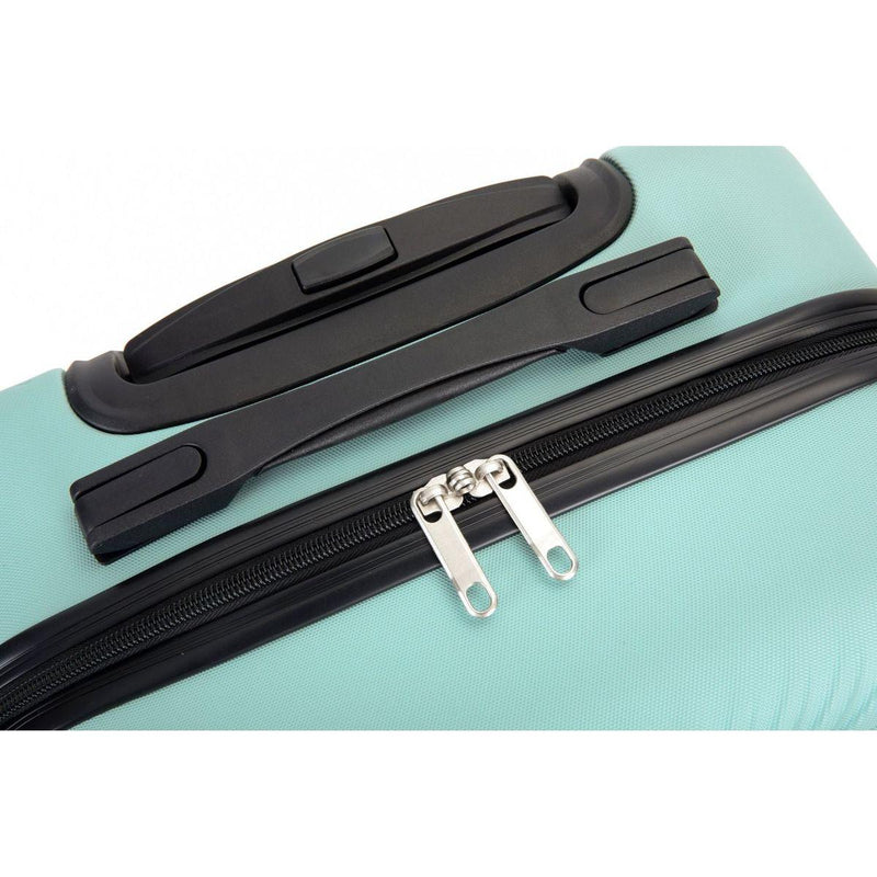 2Piece Luggage Sets ABS Lightweight Suitcase, Spinner Wheels, (20/14) LIGHT BLUE