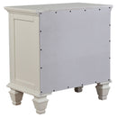 Sandy Beach 5-piece Queen Bedroom Set Cream White