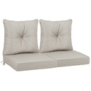 Outdoor Deep Seat Cushions For Patio Furniture Waterproof Set - Beige by HouseOfZazla