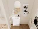 23" Freestanding Bathroom Vanity with Sink and Storage Rack