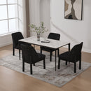 Wide Minimalist Dining Chair by HouseOfZazla