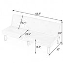 Versatile Sofa Bed With Solid Wood Frame by HouseOfZazla