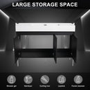Freestanding Bathroom Vanity With Resin Sink And Storage Cabinet by HouseOfZazla