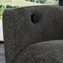 Milan - Swivel Recliner With Manual Footrest - Gray