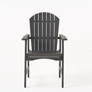Outdoor Weather Resistant Acacia Wood Adirondack Dining Chairs (Set of 2)