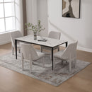 Wide Minimalist Dining Chair by HouseOfZazla