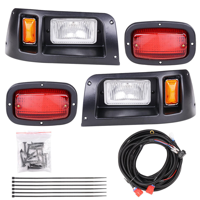 Yescom Golf Cart Halogen Headlight & LED Tail Light Kit for Club Car