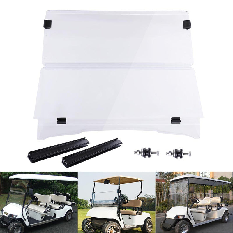 Yescom Golf Clear Windshield Fold Down Acrylic for EZGO TXT 1995-2013