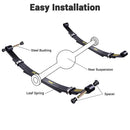 Yescom Heavy Duty Rear Leaf Springs 3-Leaf Kit for Club Car DS