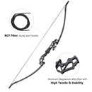 Yescom Recurve Bow Kit Longbow Right Hand 53in 40lbs