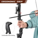 Yescom Recurve Bow Kit Longbow Right Hand 53in 40lbs