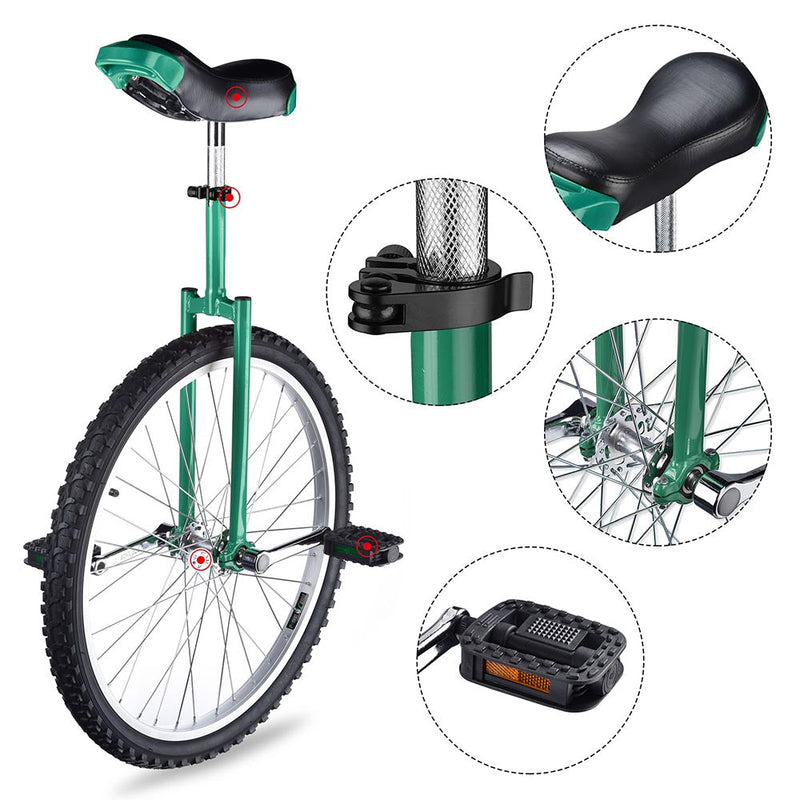 Yescom 24 inch Unicycle Wheel Frame Color Optional