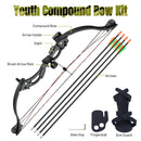 Yescom Youth Beginner Archery Compound Bow Set & 4 Arrows
