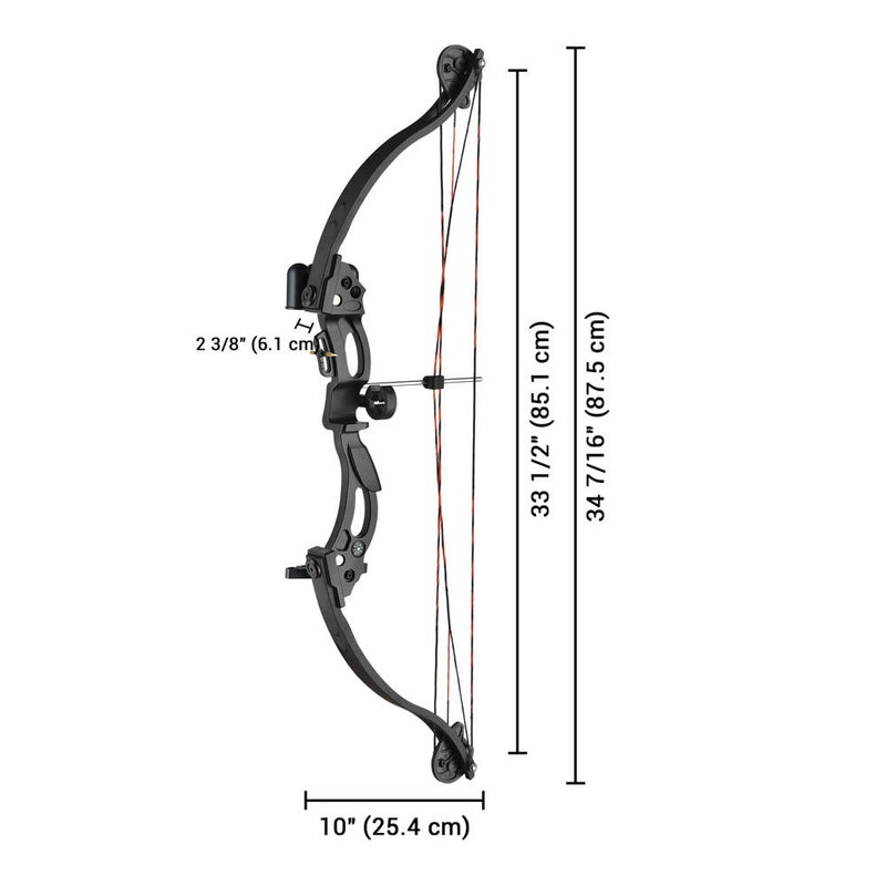 Yescom Youth Beginner Archery Compound Bow Set & 4 Arrows