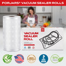 Vacuum Sealer Roll - 11 in x 150 ft, Textured on Both Sides, 7.5 Mil Thickness