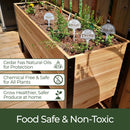 18″ x 18″ Planter Box - 24" TALL / Select Grade by Cedar Planters