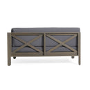 Brava - X Back Corner Bench by HouseOfZazla