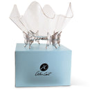 Butterfly Stand Acrylic Bowl 14