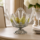 Fleur-De-Lis Stand Acrylic Bowl 11 by Arthur Court Designs
