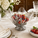 Fleur-De-Lis Stand Acrylic Bowl 11 by Arthur Court Designs