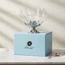 Fleur-De-Lis Stand Acrylic Bowl 11 by Arthur Court Designs