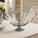 Fleur-De-Lis Stand Acrylic Bowl 14 by Arthur Court Designs