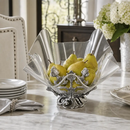 Fleur-De-Lis Stand Acrylic Bowl 14 by Arthur Court Designs