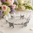 Butterfly Stand Acrylic Bowl 16