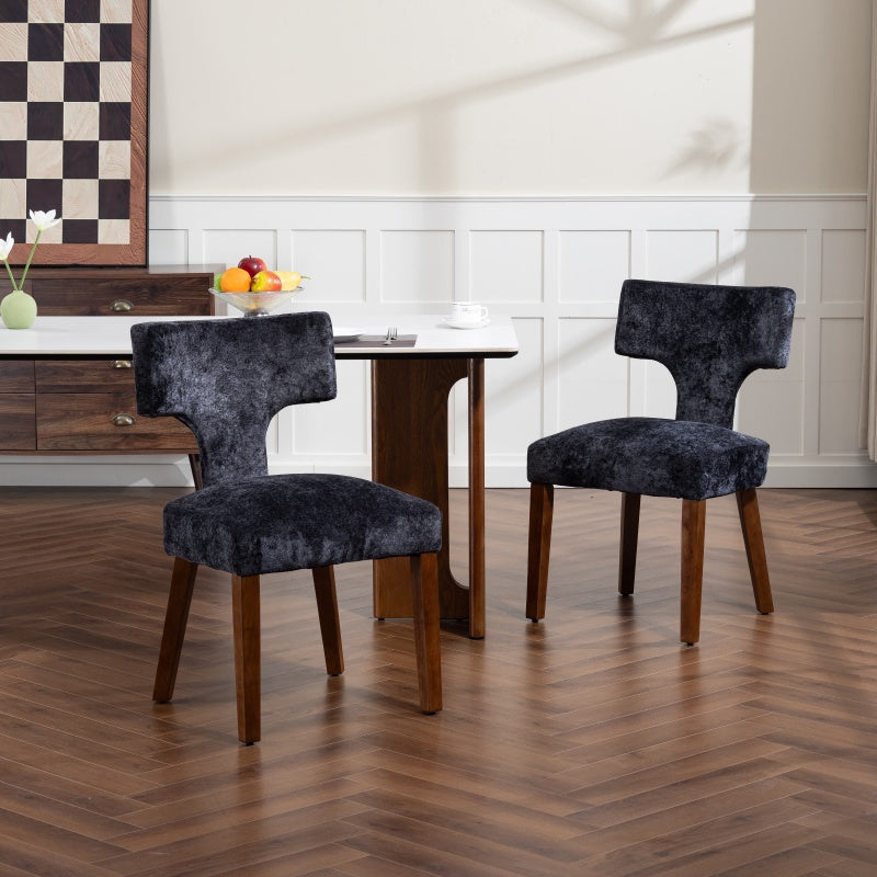 Mid Century Modern Dining Chairs Set of 2, photo 2 of 10