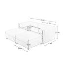 Contemporary Elegant Sofa With Storage And Ottoman by HouseOfZazla