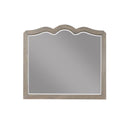 Scallop Shaped Mirror - White Poplar