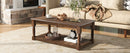Vibe Haus Farmhouse Wooden Coffee Table