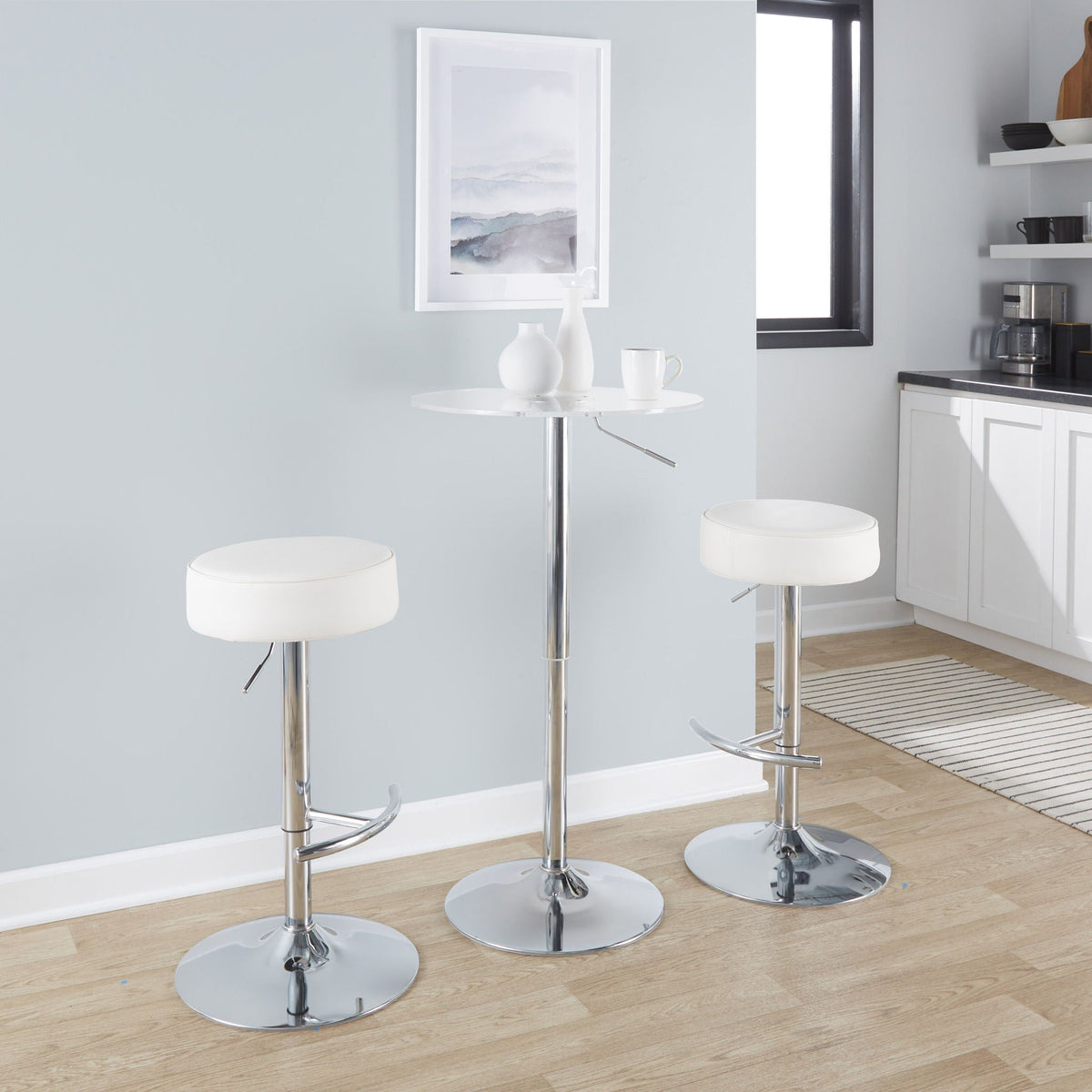 Adjustable Contemporary Bar Table, photo 4 of 15