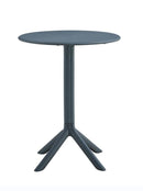 3 Piece Plastic Arm Chair Bistro Grs Premium Ocean Plastic by HouseOfZazla