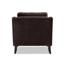 Josephine 33" Upholstered Accent Chair, Deep