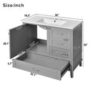 Traditional Bathroom Vanity Set With Soft Close Doors by Unique Piece Furniture