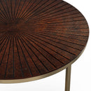 Drake - 2 Piece Nesting Table - Antique Nickel / Antique Copper by HouseOfZazla