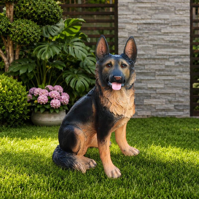 Outdoor Dog Statues German Shepherd Dog Statue for Garden, photo 9 of 10