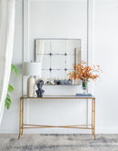 Traditional Decor Style Antique Glass Panel Mirror, Wall Mirror For Bathroom Entryway Console Lean Against Wall by Unique Piece Furniture