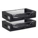 Set of 2 Under-Bed Rolling Storage Containers