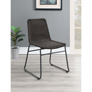 Dacy - Dining Side (Set of 2) And Sturdy Sled Base - Brown by HouseOfZazla