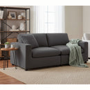Caylie - Modular 2 Piece Sofa - Charcoal by HouseOfZazla